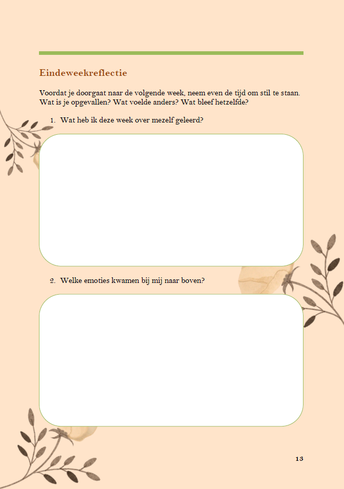 Ik houd van mezelf! – Een 8-weekse reis naar meer zelfliefde – Luxe Editie